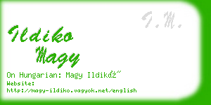 ildiko magy business card